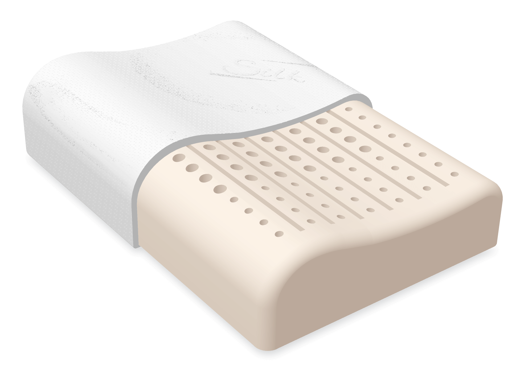 pure trio pillow in a medium